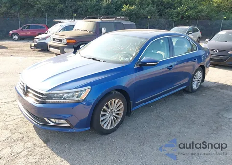 2016 Volkswagen Passat 1.8T Se из США, поврежденный, VIN 1VWBT7A31GC021267
